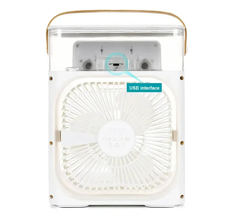 Ventilador Portátil 3 em 1 - Conforto e Frescor Onde Você Estiver! ????