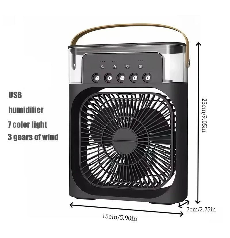 Ventilador Portátil 3 em 1 - Conforto e Frescor Onde Você Estiver! ????